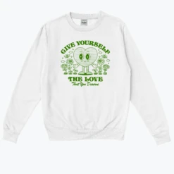 GIVE YOURSELF THE LOVE - Green -Everpress Shop 6531393e17f881.61354148
