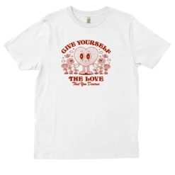 GIVE YOURSELF THE LOVE - RED 11 GIVE YOURSELF THE LOVE - RED -Everpress Shop 65313995021505.70315472