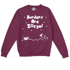 Borders Are Illegal 2 -Everpress Shop 653f0038dab409.27321817