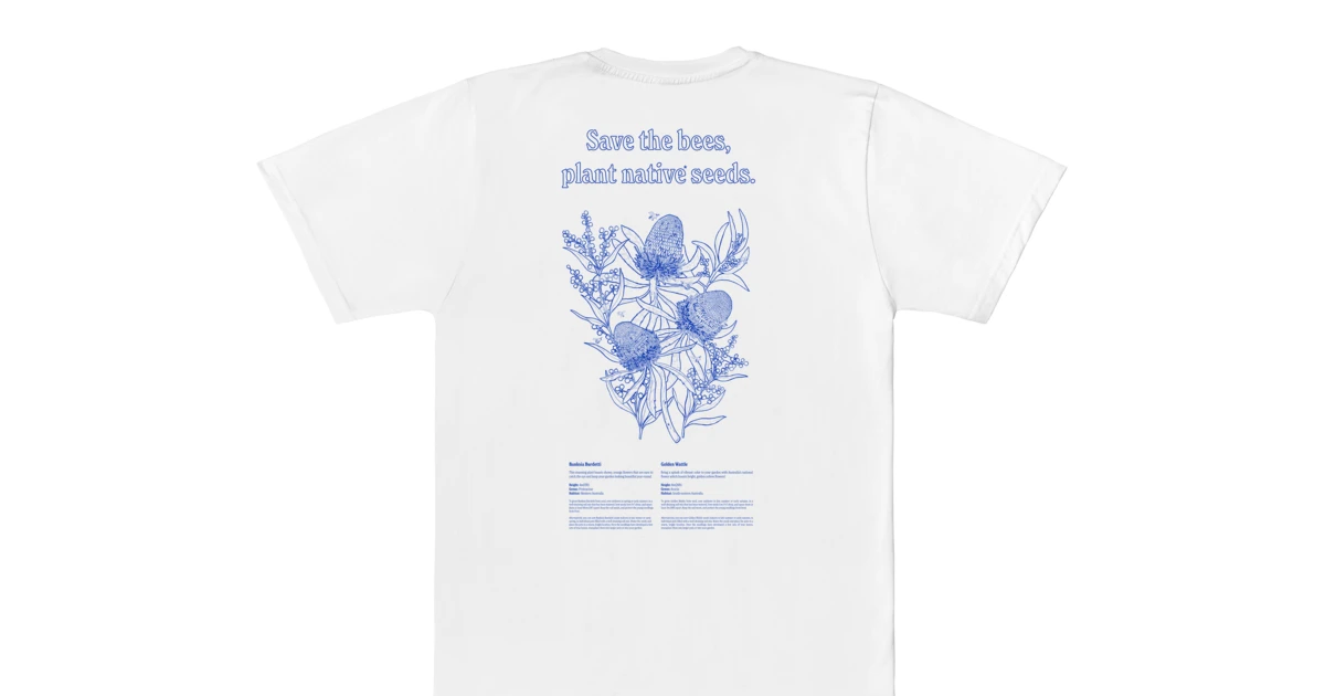 SAVE THE BEES AUSSIE TEE 11 SAVE THE BEES AUSSIE TEE - Image 9